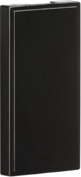 PACK OF 10 - Half Blanking Modules (25 x 50mm) - Black