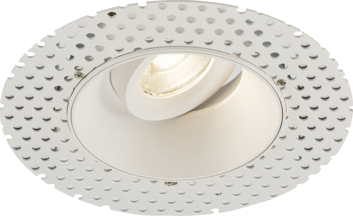 Odan Single Tilt Round Trimless Downlight White