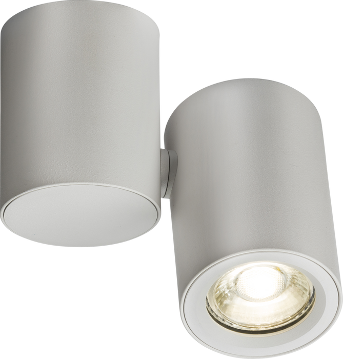 Dee Single Surface Adjustable Round Spotlight White