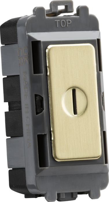 20AX 2 way SP key module - brushed brass